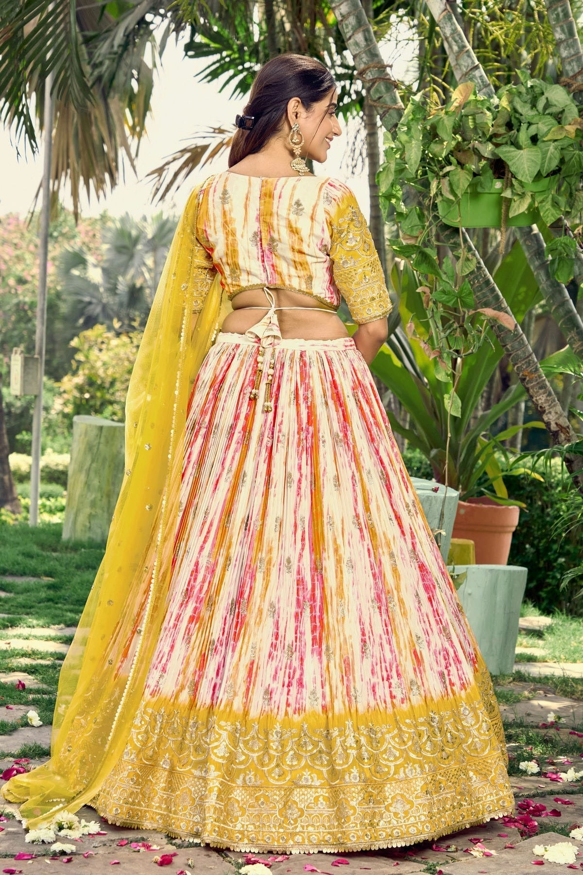 Chinon Embroidery A Line Lehenga Choli NCLC10110163
