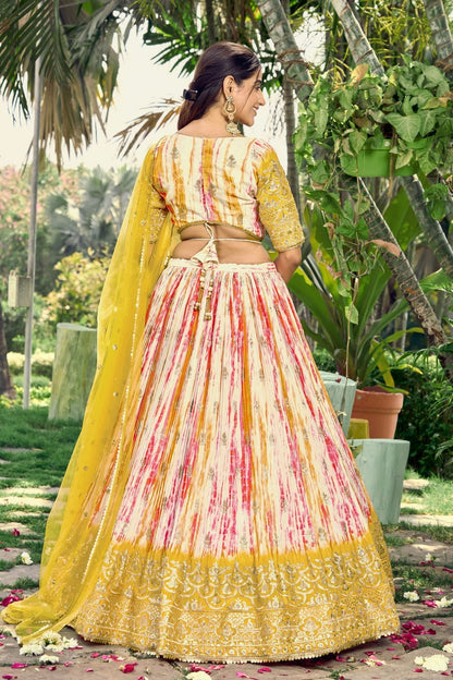 Chinon Embroidery A Line Lehenga Choli NCLC10110163