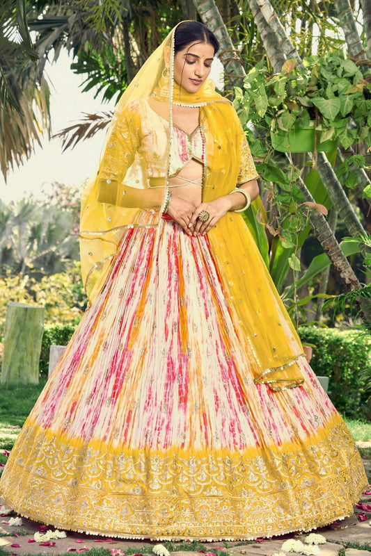 Chinon Embroidery A Line Lehenga Choli NCLC10110163