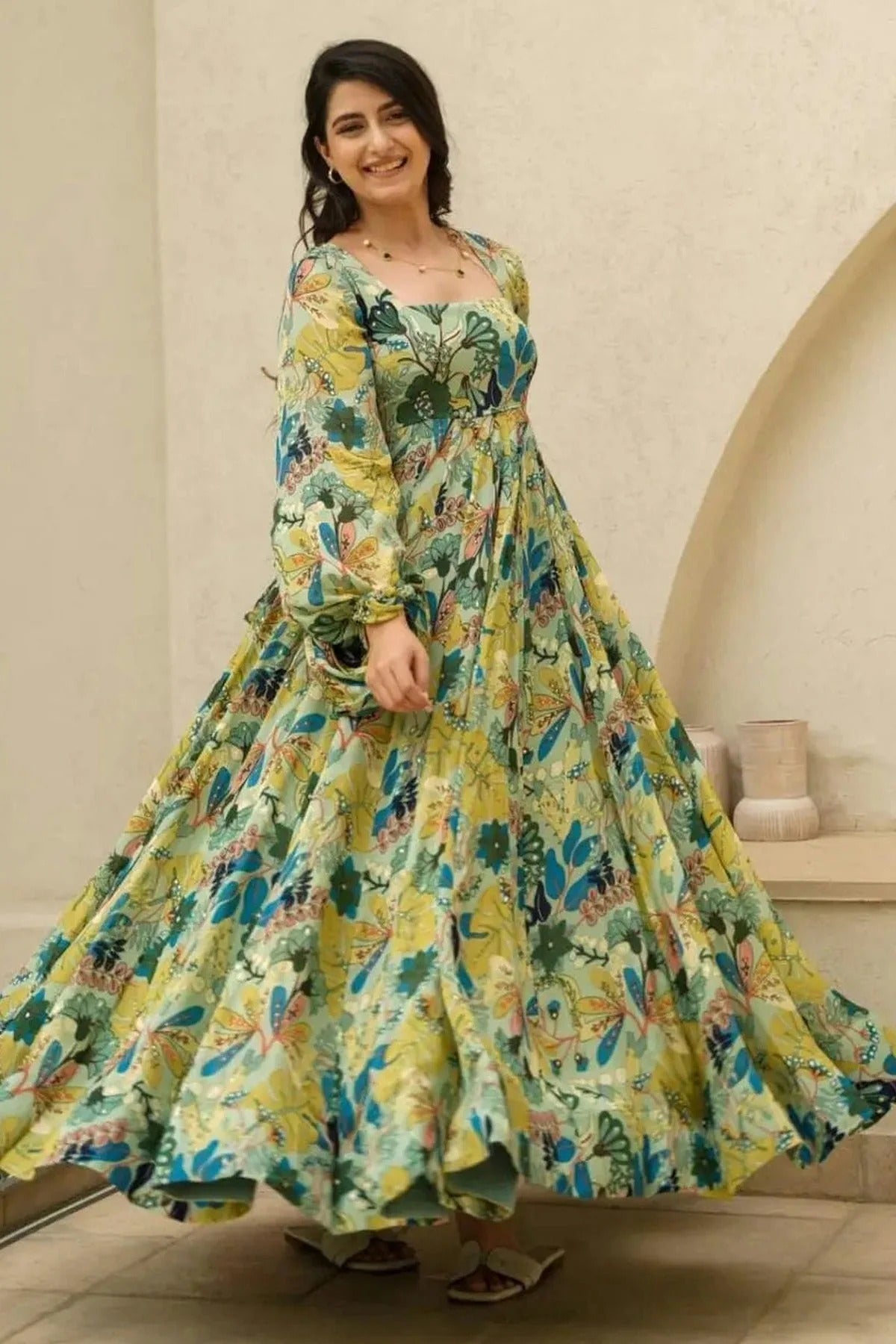 Chinon Readymade Long Gown NCGW11112413