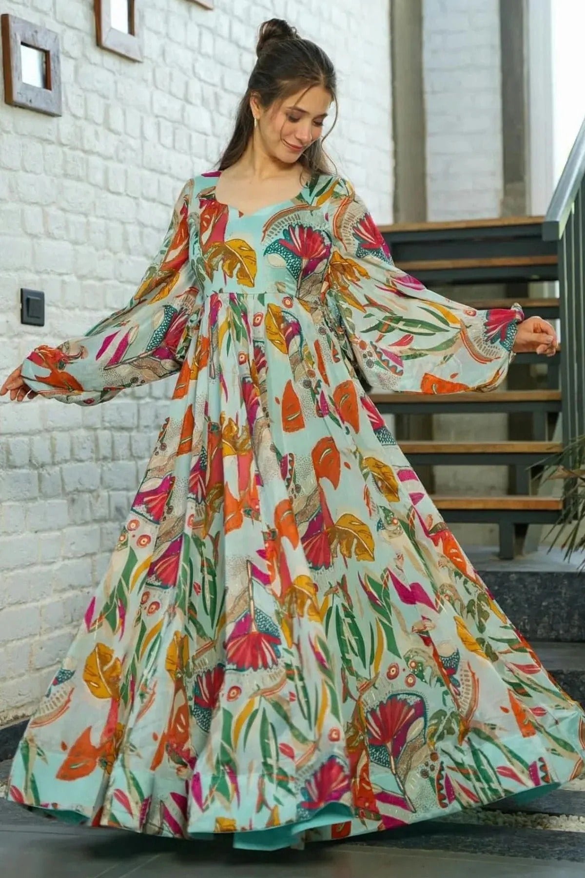 Chinon Readymade Long Gown NCGW11112415