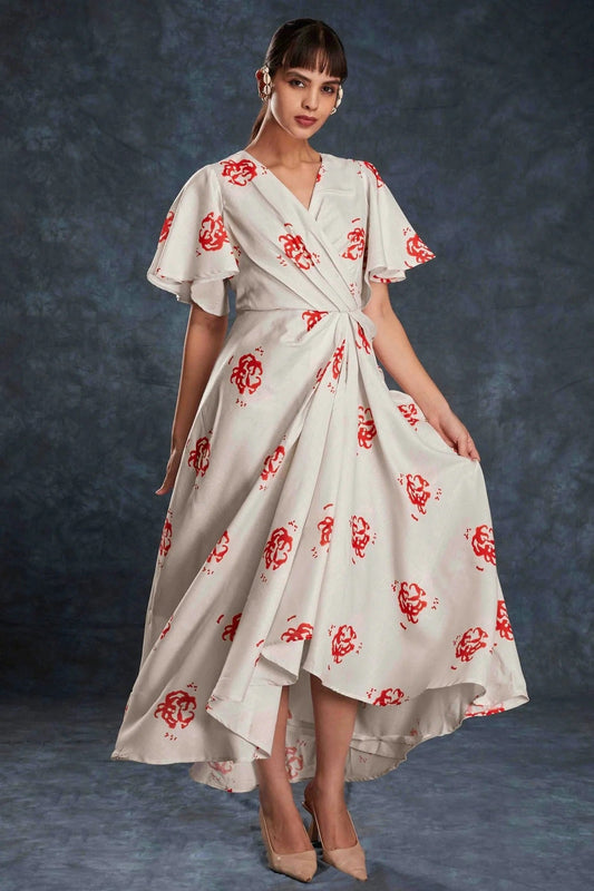 Cream Linen Maxi Dress  NCTP10810131