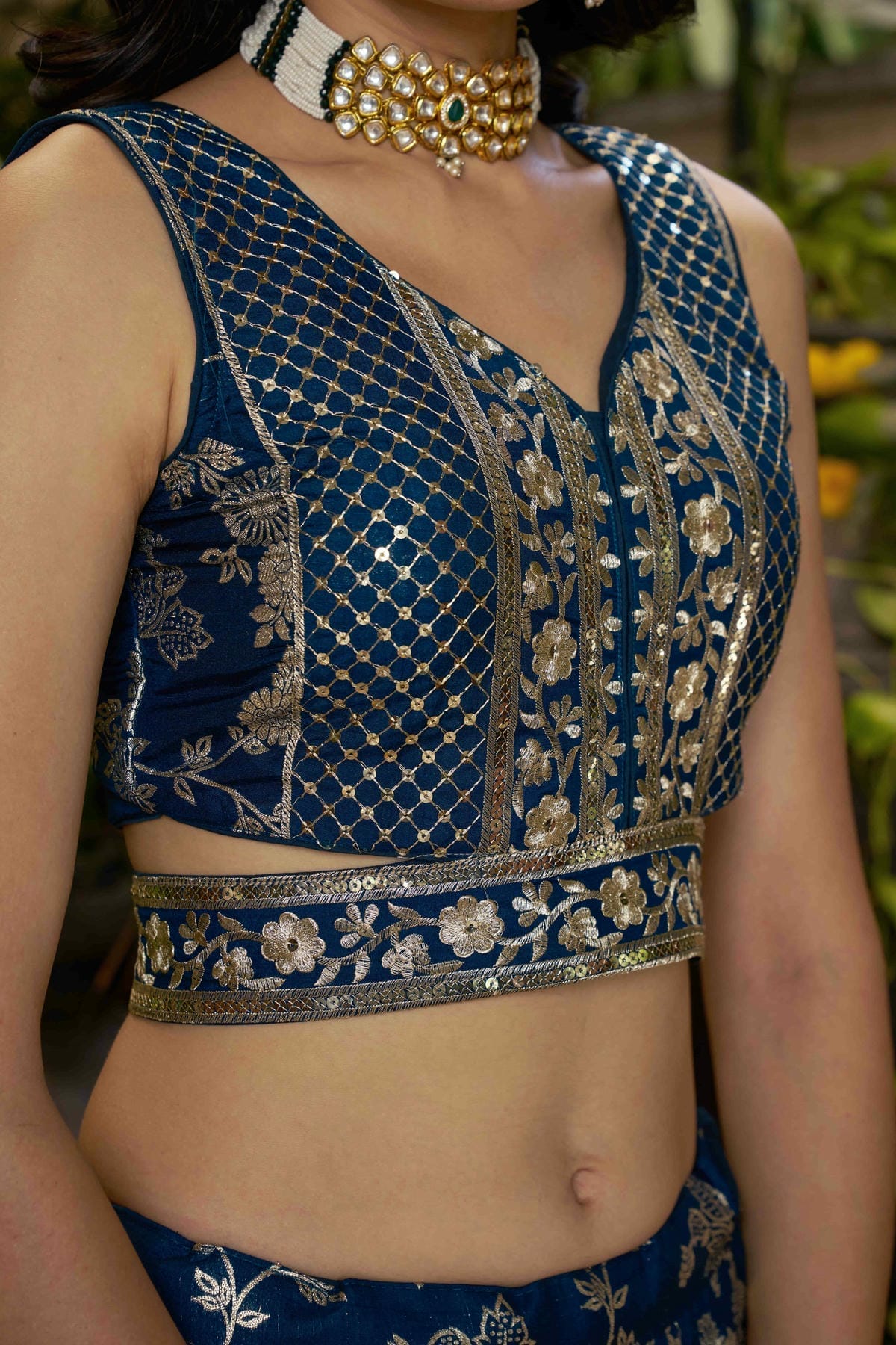Dola Silk Jacquard Lehenga Choli In Blue Colour LC10110101