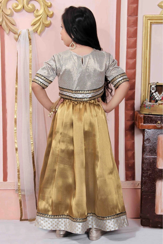 Gold Brocade Party Wear Lehenga Choli NCGW10710761