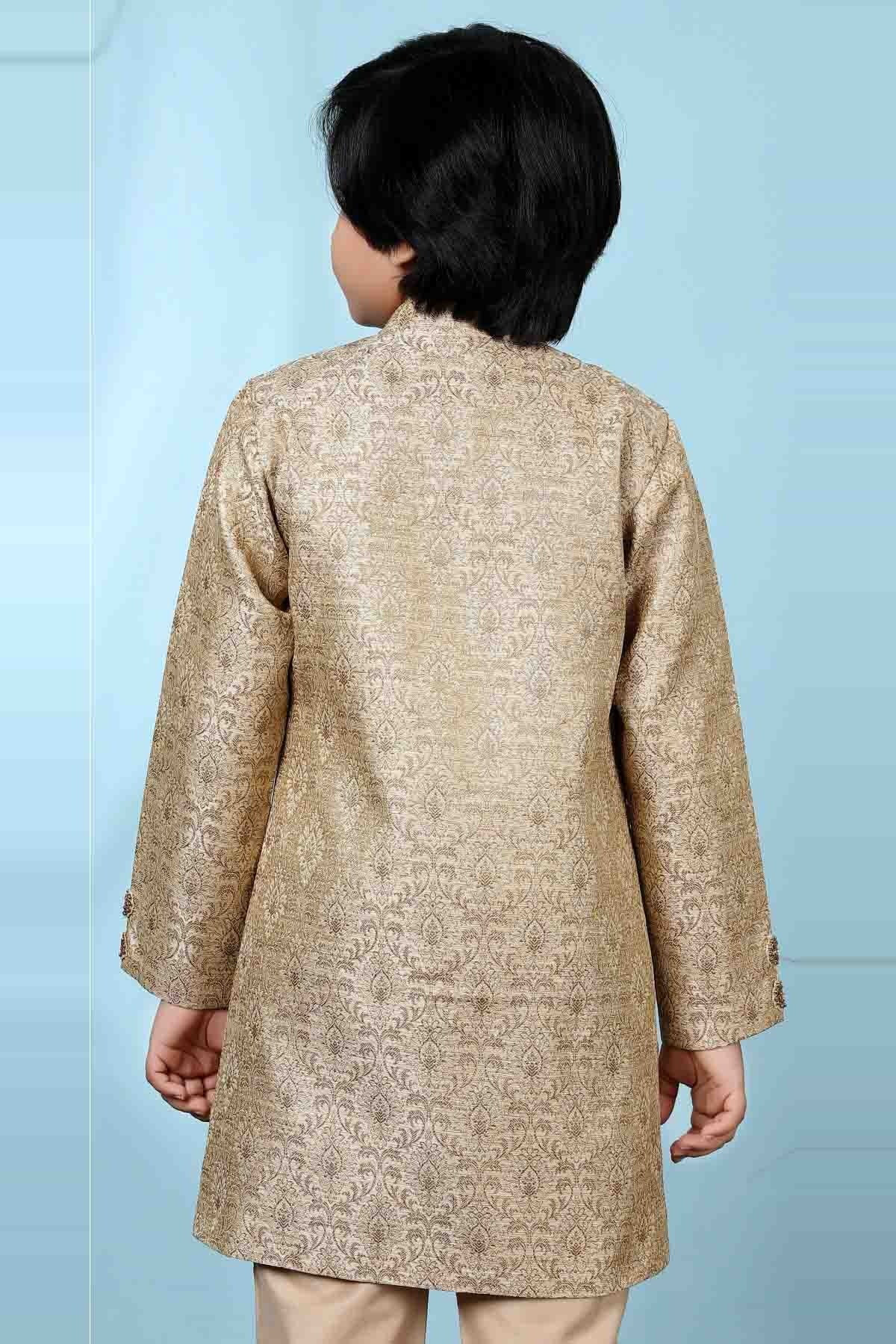 Gold Jacquard Jacket  NCBW10710727