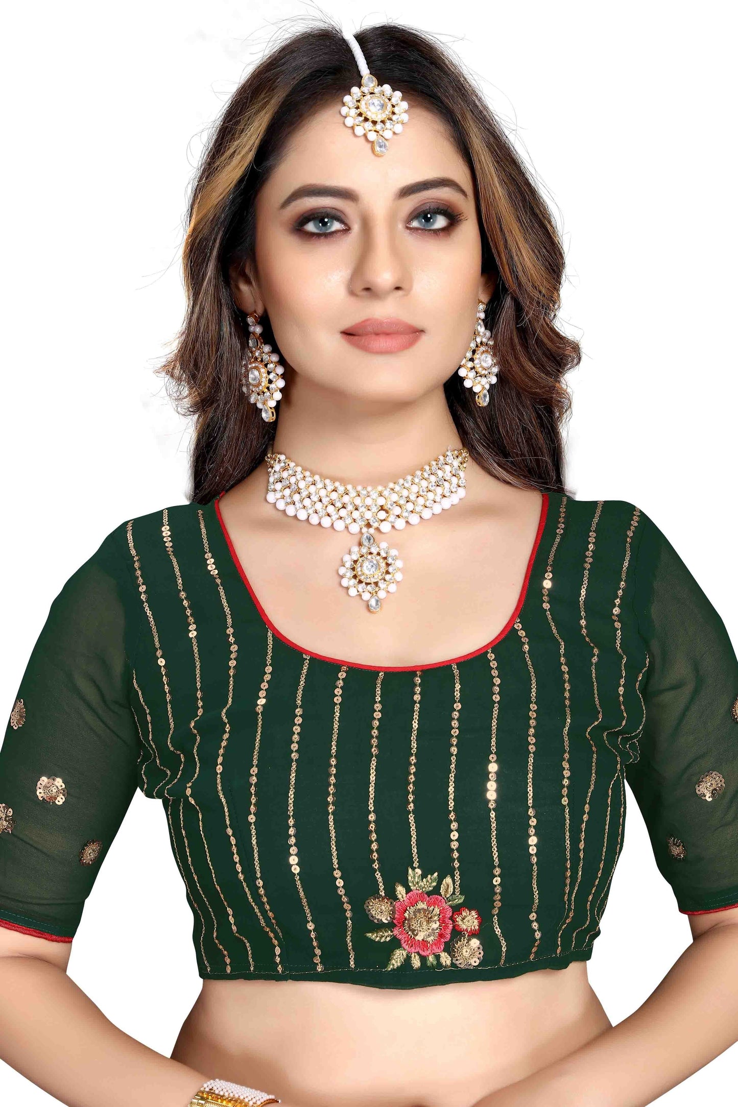 Green Georgette Designer Saree NCSD10910754