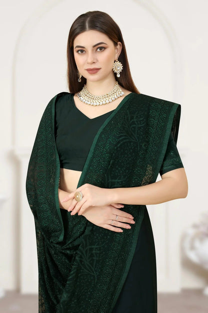 Green Georgette Saree NCSD10910416