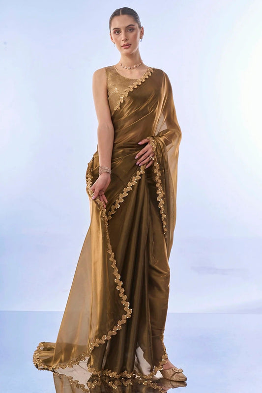 Green Jimmy Choo Saree NCSD11112439