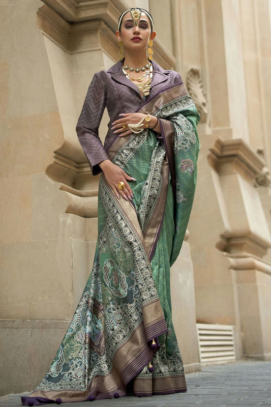 Green Silk Traditional Saree NCSD11111644