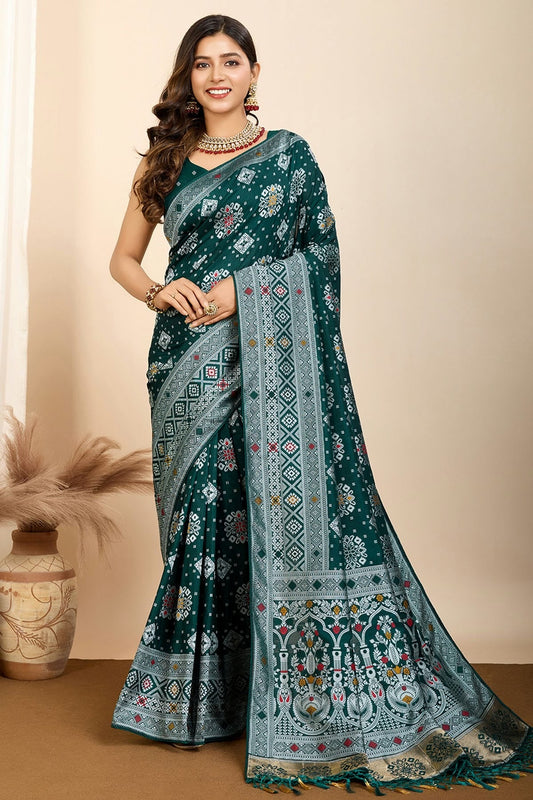 Green Soft Silk Traditional Saree NCSD11111108