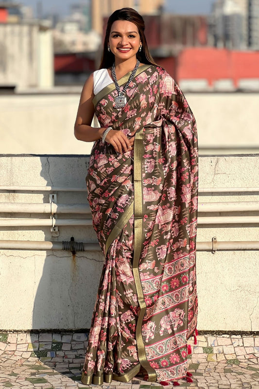 Green Tussar Silk Traditional Saree NCSD11111651