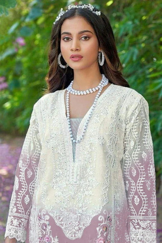 Lavender Organza Pakistani Suit NCSM11410576