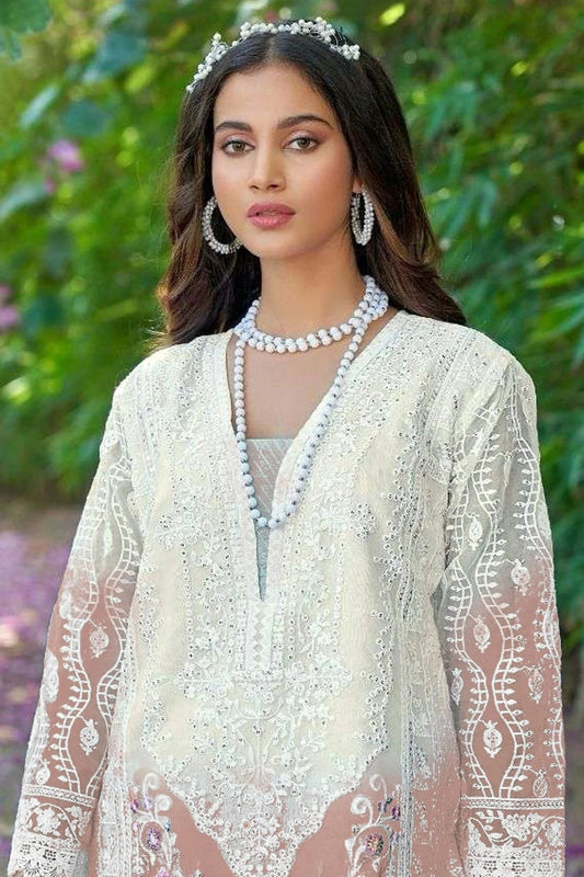 Light Brown Organza Pakistani Suit NCSM11410578