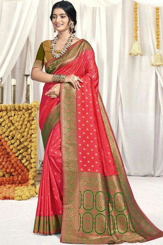 Light Pink Silk Traditional Saree NCSD11010435