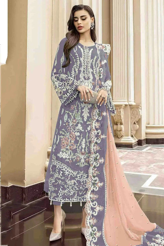 Light Purple Organza Pakistani Suit NCSM11410238