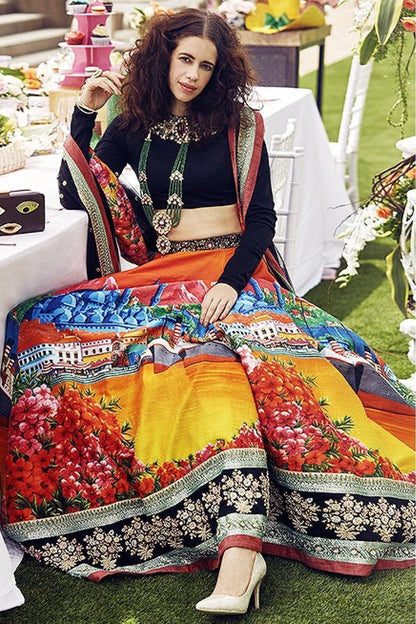 Maroon Banglori Silk Lehenga Choli NCLC10110254