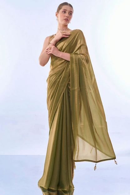 Mehendi Green Fendy Saree NCSD11112441