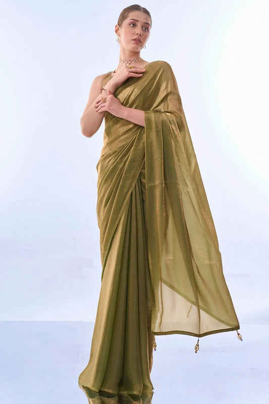 Mehendi Green Fendy Saree NCSD11112441