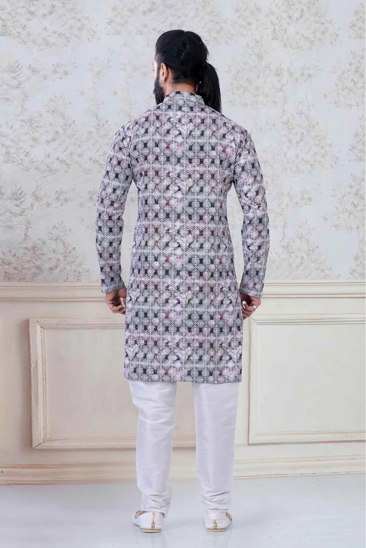 Multi Cotton Festival Wear Kurta Pajama NCKP11310135