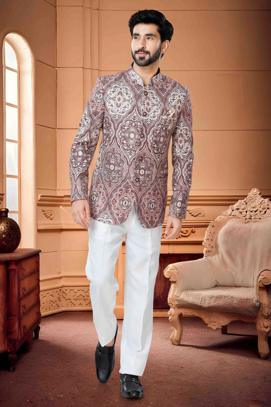 Multi Jodhpuri In Jacquard NCJP11310111