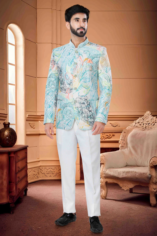 Multi Jodhpuri In Satin NCJP11310100