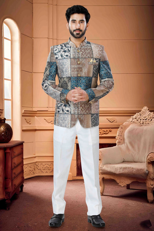 Multi Jodhpuri In Satin NCJP11310112