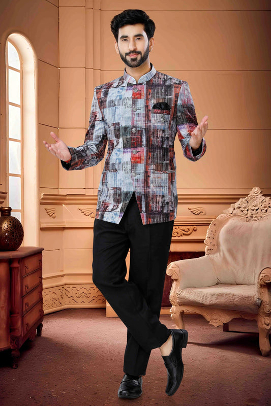 Multi Jodhpuri In Silk NCJP11310116