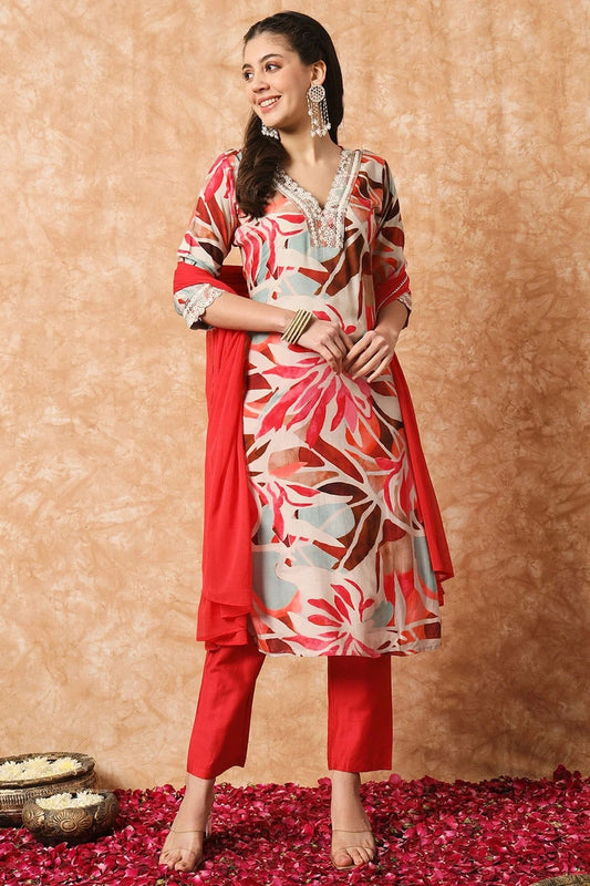 Multi Rayon Stitched Salwar Suit NCSS11111608