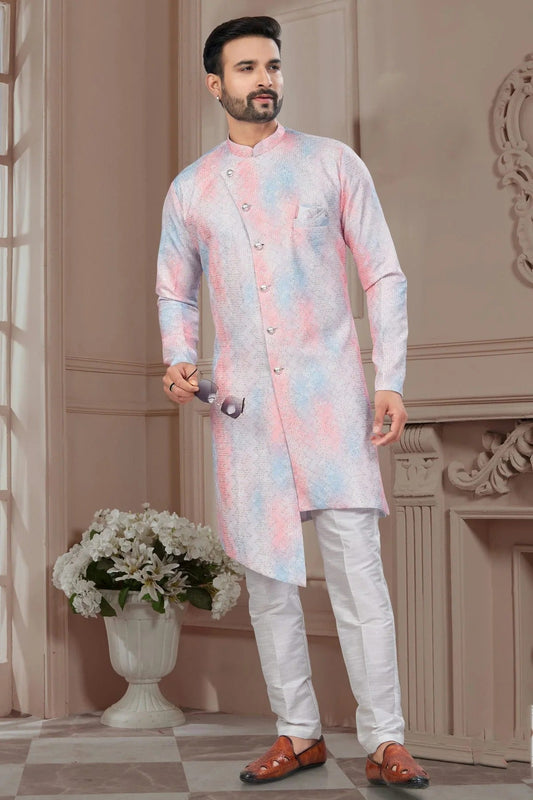 Multi Silk Dupion Sherwani NCSH10410212