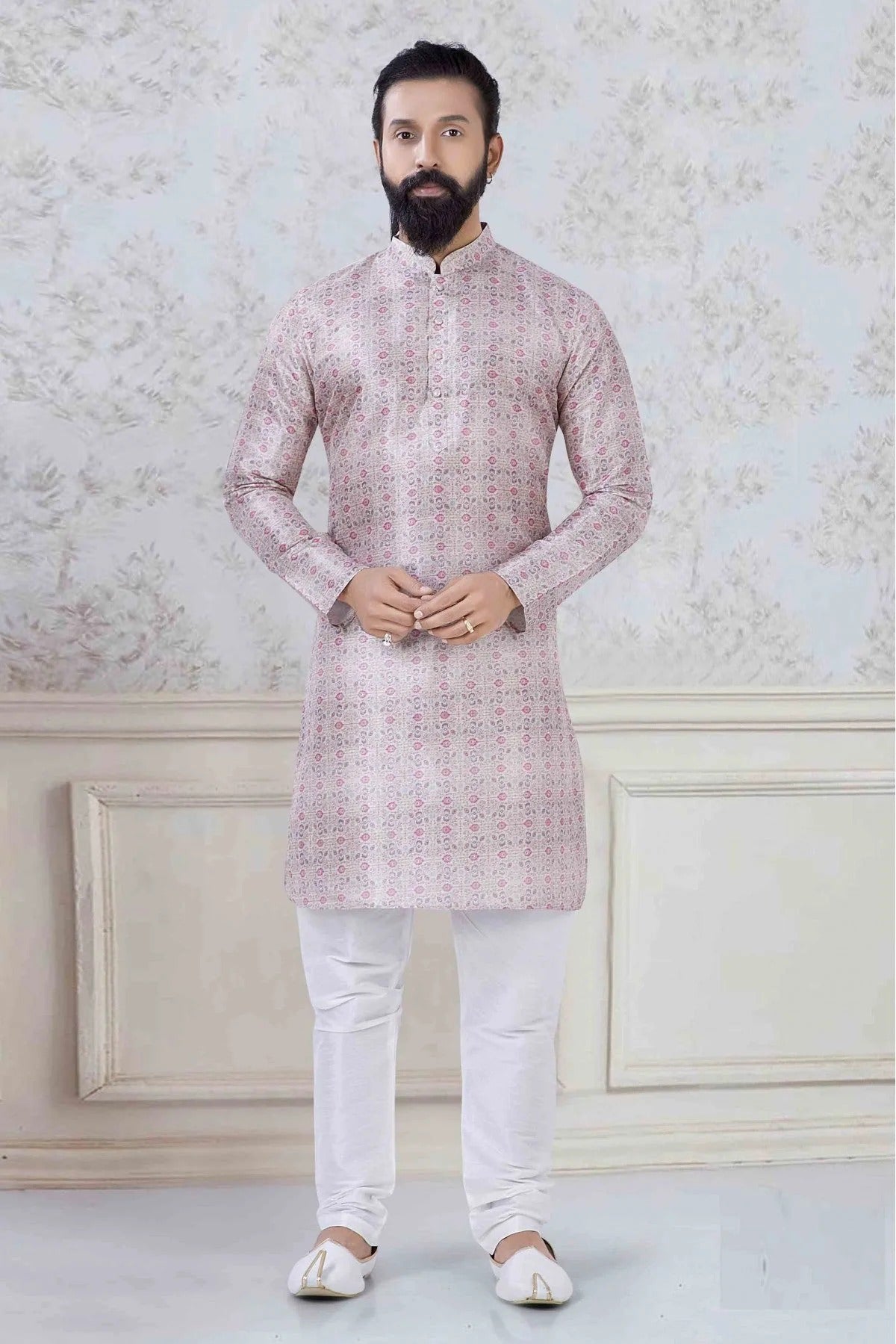 Multi Silk Festival Wear Kurta Pajama NCKP11310129