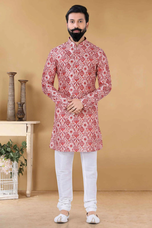 Multi Silk Kurta Pajama NCKP11310165