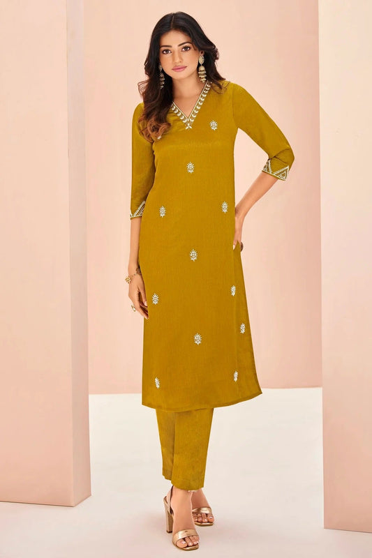 Mustard Chinon Top and Bottom  NCTP10810155