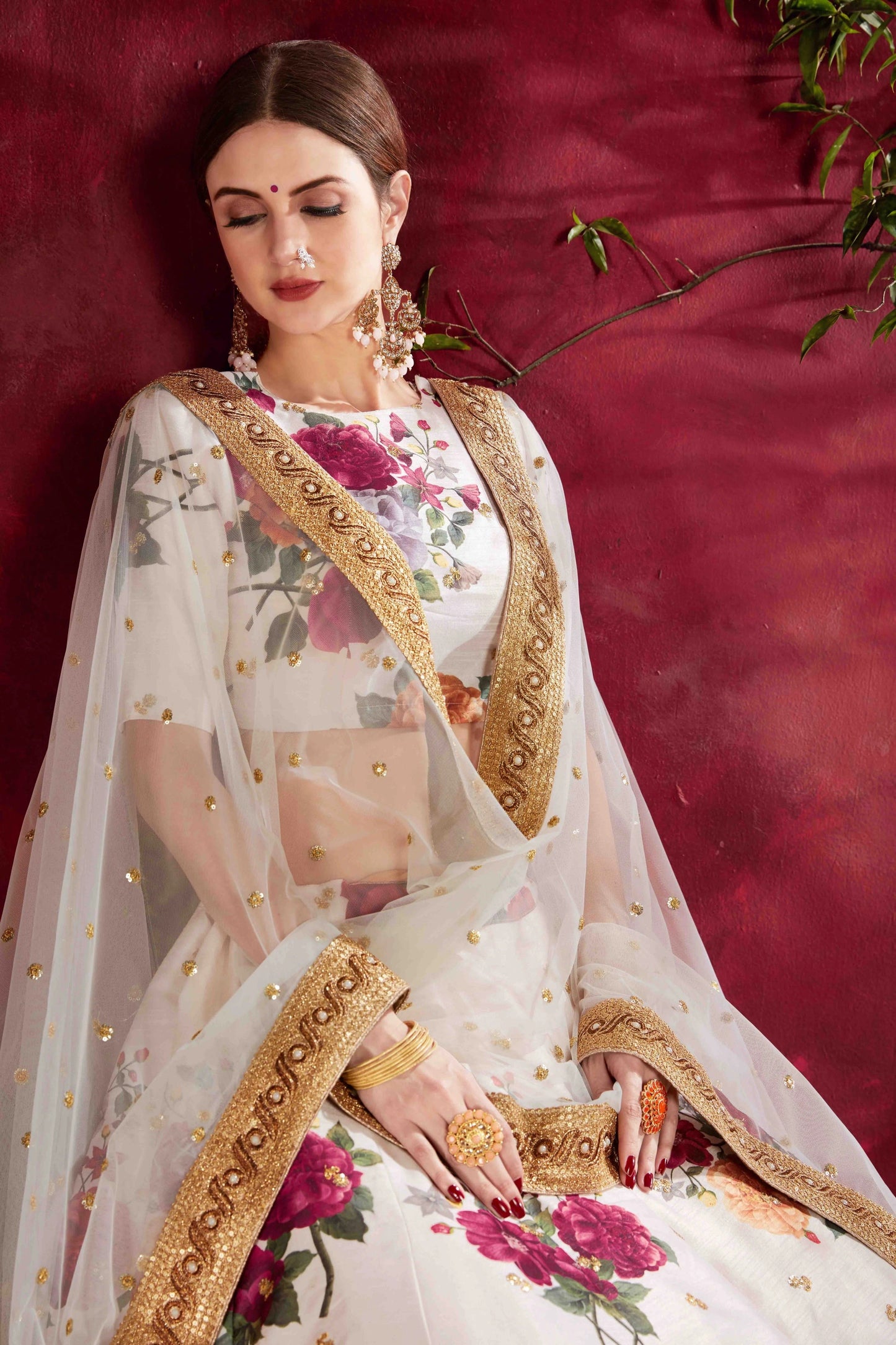 Off White Banglori Silk Designer Lehenga Choli NCLC10110358