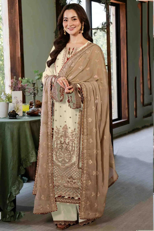 Off White Faux Georgette Pakistani Suit NCSM11410120