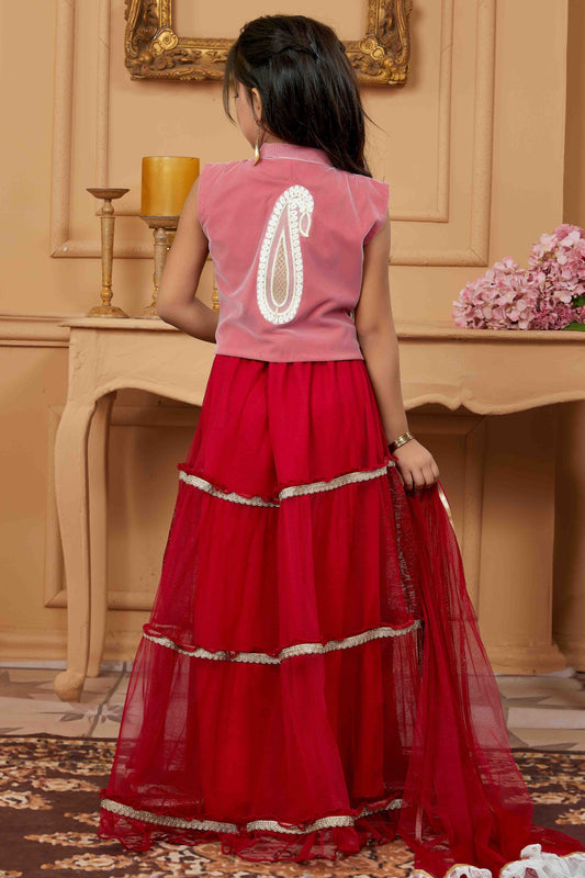 Off White Net Lehenga Suit NCGW10710824
