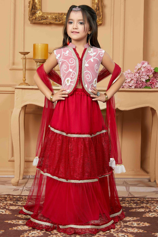 Off White Net Lehenga Suit NCGW10710824