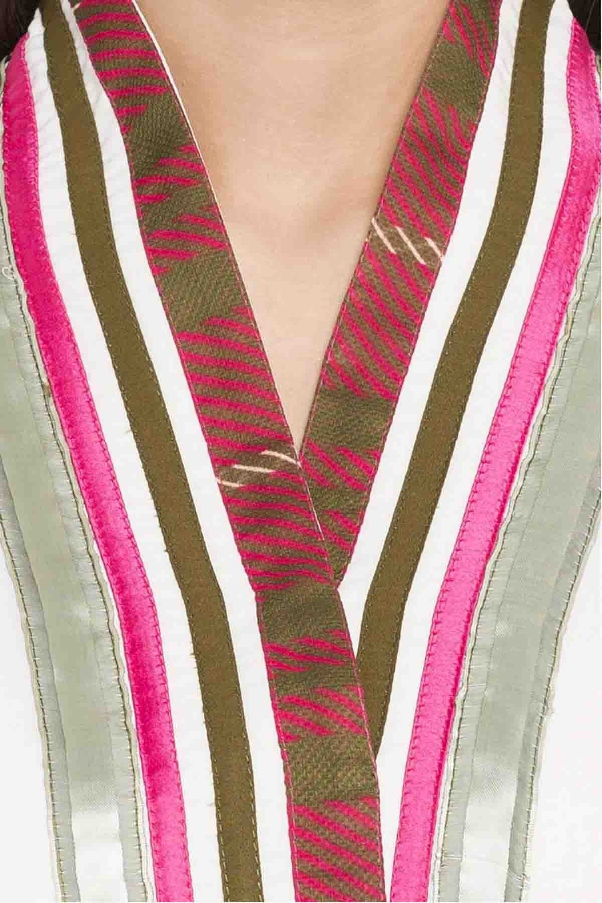 Off White Plus Size Faux Georgette Churidar Suit NCSS10710495