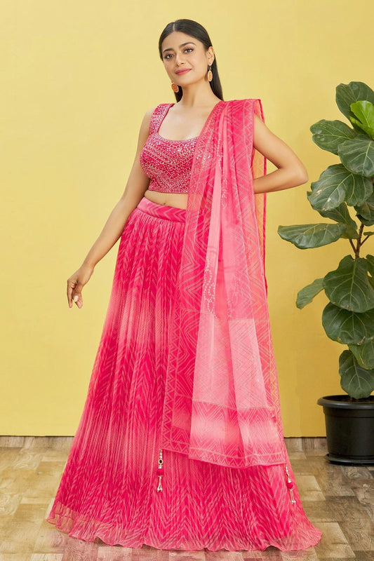 Organza Embroidery A Line Lehenga Choli NCLC10110153