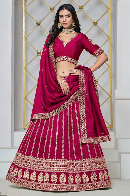 Pink Art Silk Lehenga Choli NCLC10510165