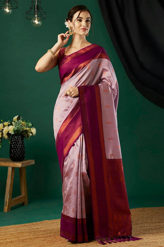 Pink Banarasi Silk Traditional Saree NCSD11111509