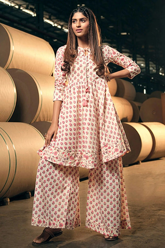 Pink Cotton Stitched Salwar Suit NCSS11111942