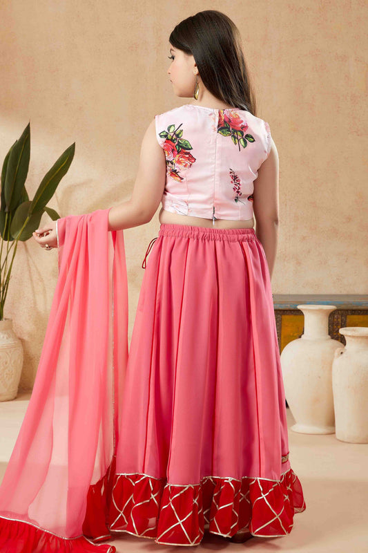 Pink Faux Georgette Lehenga Choli NCGW10710820
