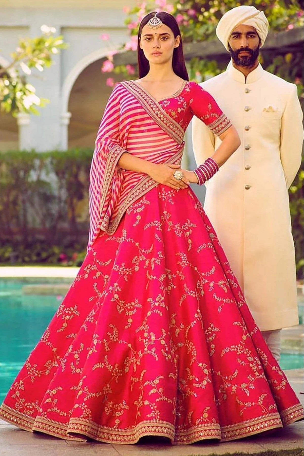 Pink Mulberry Silk Lehenga Choli NCLC10110292