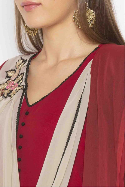 Pink Plus Size Georgette Embroidery Anarkali Suit NCSS10710639