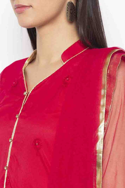 Pink Plus Size Stitched Net Embroidery Sharara Suit NCSS10710535