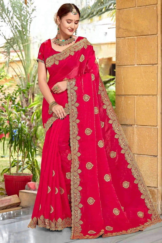 Pink Silk Designer Saree NCSD11210179