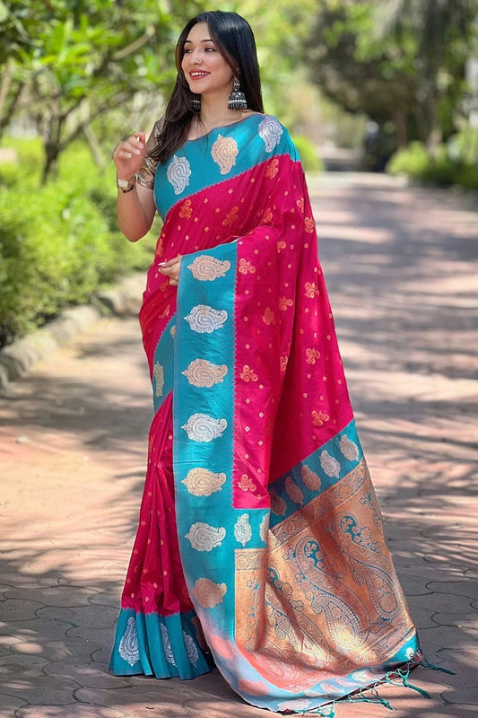Pink Soft Silk Traditional Saree NCSD11111473