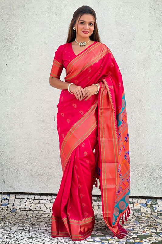 Pink Soft Silk Traditional Saree NCSD11111869