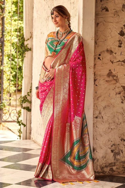 Pink Soft Silk Traditional Saree NCSD12910117