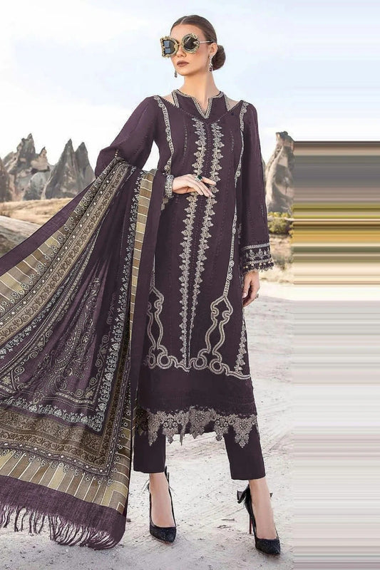 Purple Faux Georgette Pakistani Suit NCSM11410561